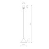 Niebieska lampa wisząca ZENITH S umbra blue 11491 Nowodvorski Lighting